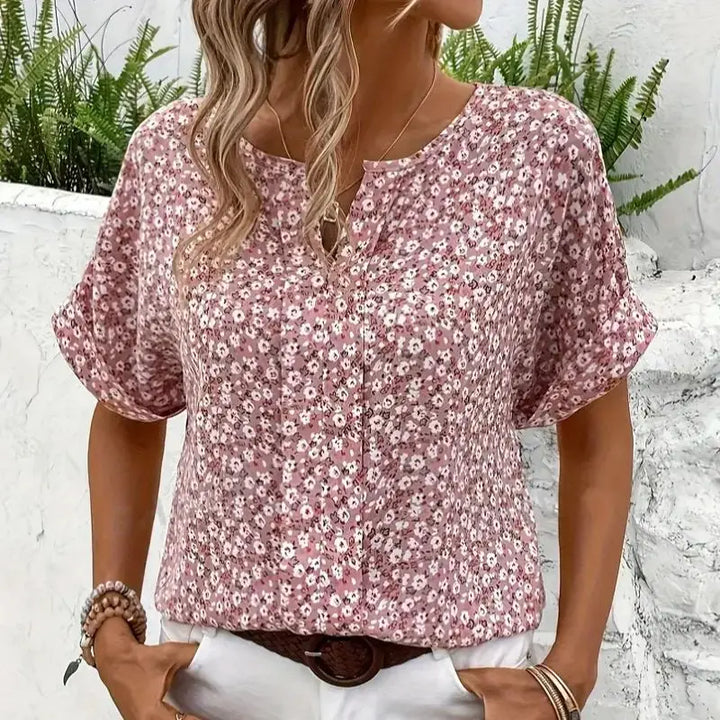 Botanical Collared Blouse