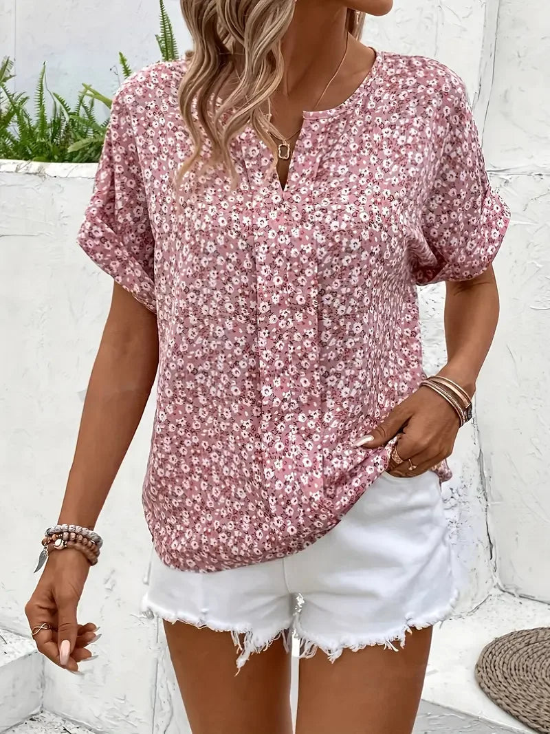 Botanical Collared Blouse