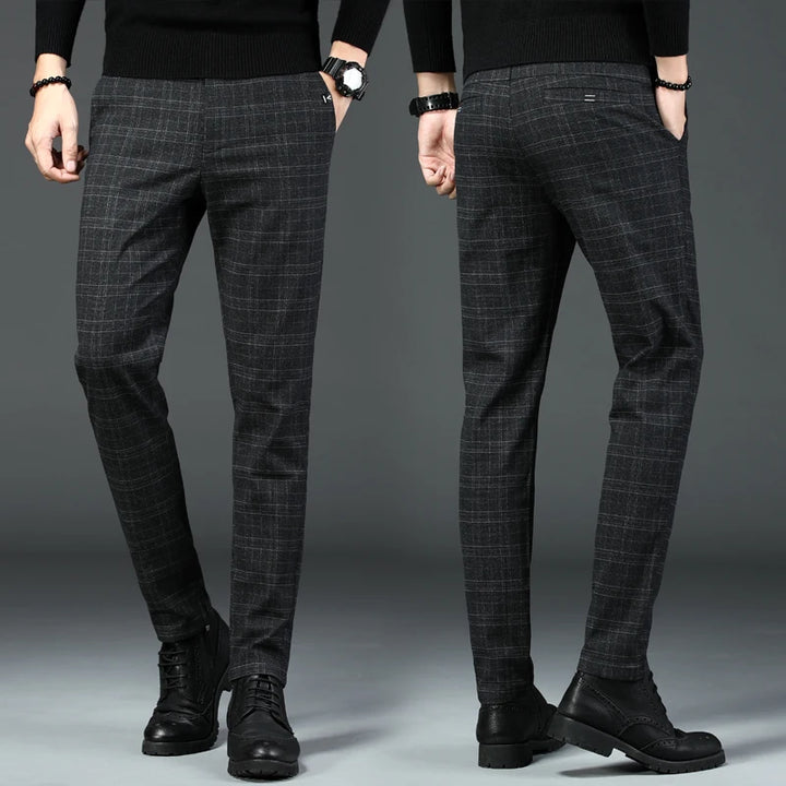 Mens Heritage Checkered Trousers