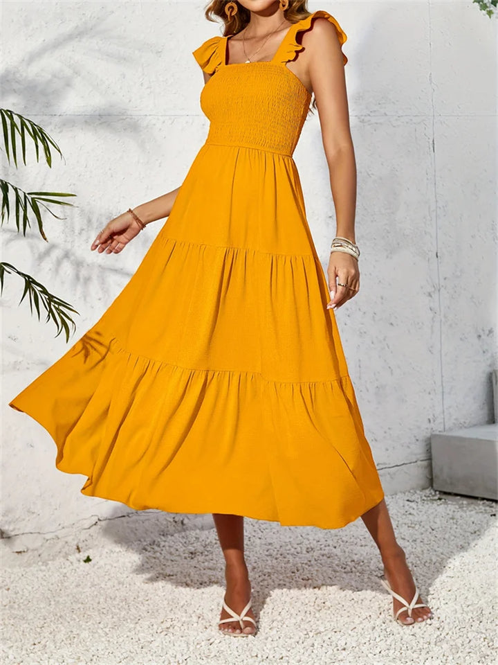 Sunshine Breeze Midi Dress