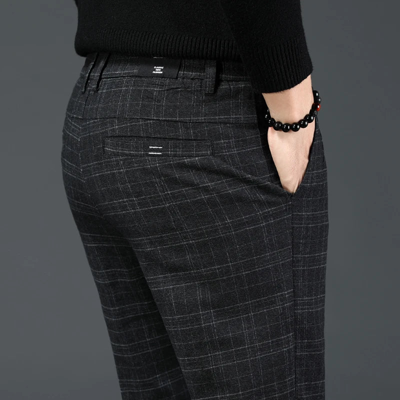 Mens Heritage Checkered Trousers