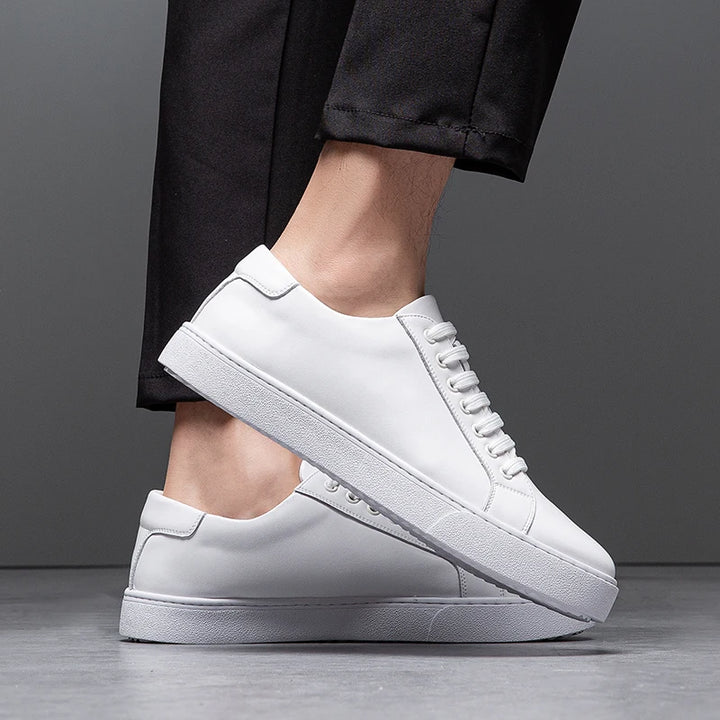 Vertex™ Men's Sleek Leather Sneaker