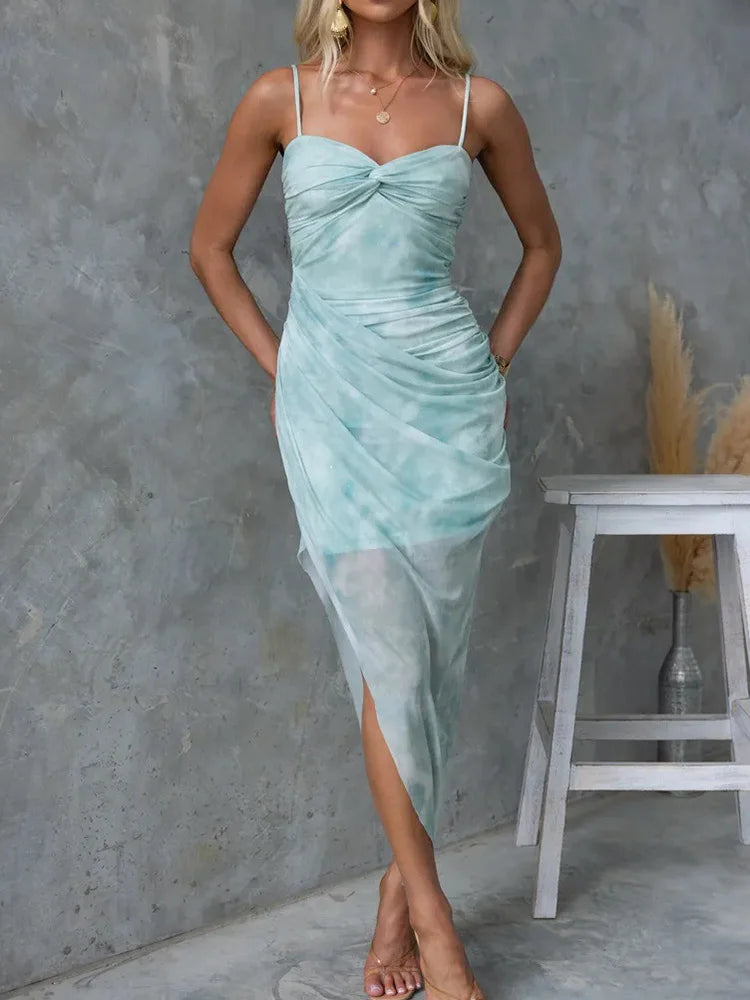 Sophia Elegance Draped Dress